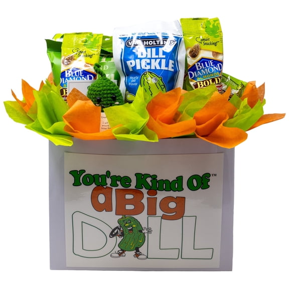 Big Dill Appreciation Gift Basket, 8 Pieces, 13" x 12" x 8"