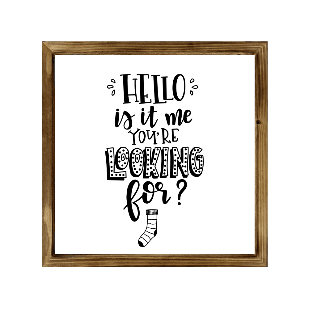You're Looking For Sign 12x12 Inch, Rustic Farmhouse Decor Home Sign ...