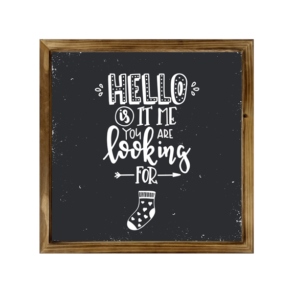 You're Looking For Sign 16x16 Inch, Rustic Farmhouse Decor Home Sign, Wall Decorations Living Room, Modern Farmhouse Wall Decor, Laundry Sign and Laundry Room Decor with Solid Wood Frame