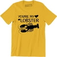 thumbnail image 1 of You're My Lobster Funny Boyfriend Girlfriend Valentines Gift Men's T-Shirt, 1 of 4