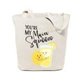 thumbnail image 1 of You're My Main Squeeze Cotton Canvas Tote Bag, 1 of 3