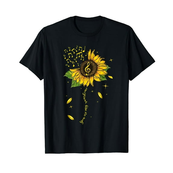 You're My Sunshine Cute Sunflower Music Note Gift Shirt