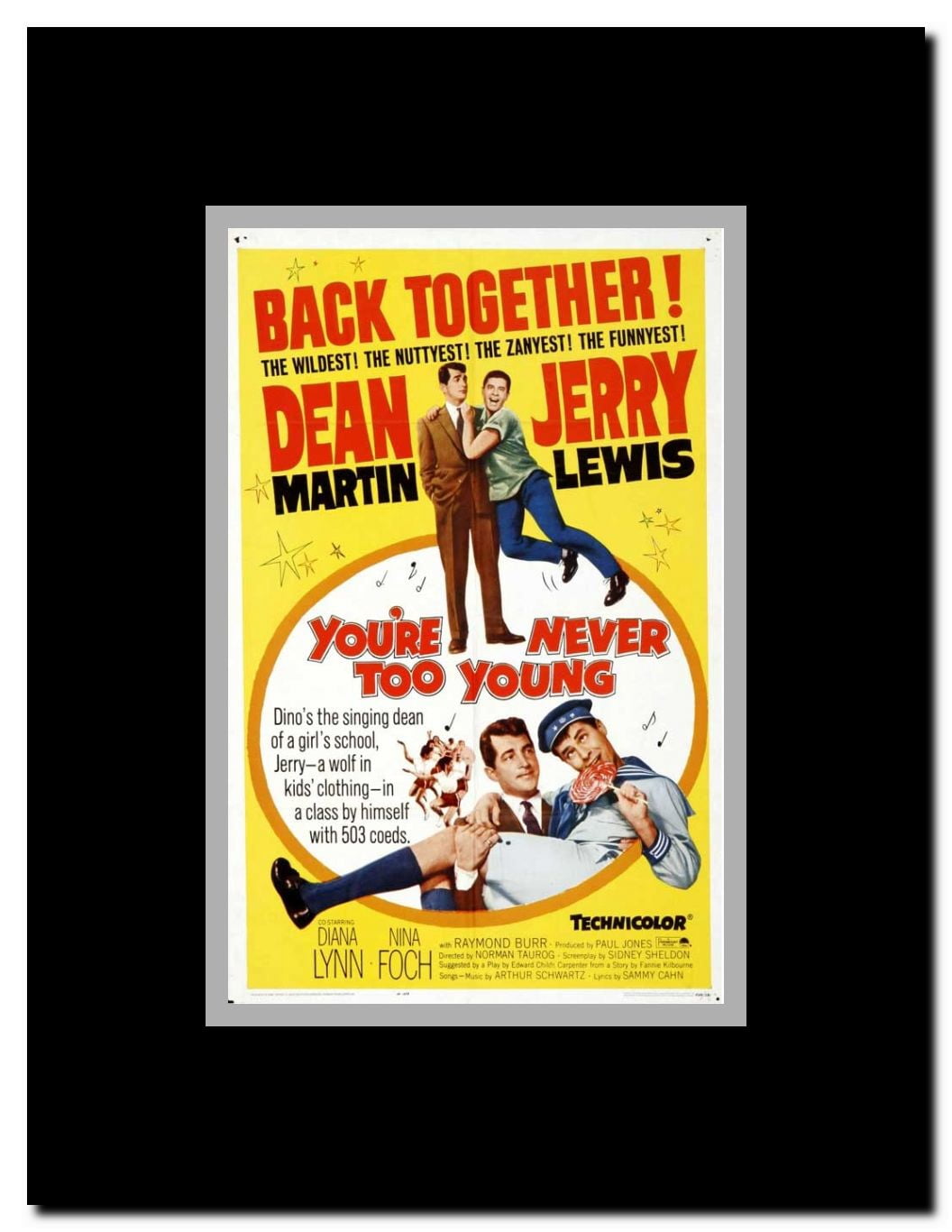 You're Never Too Young Framed Movie Poster