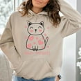 thumbnail image 1 of You're Purrfect Cat Lover Hoodie Sweatshirt, 1 of 5