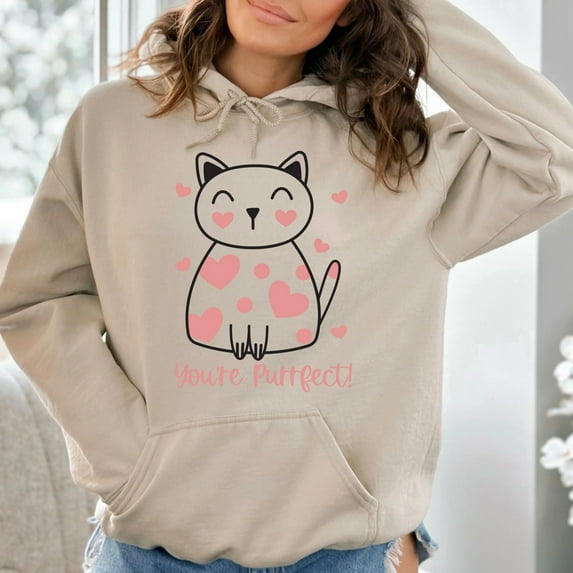 You're Purrfect Cat Lover Hoodie Sweatshirt