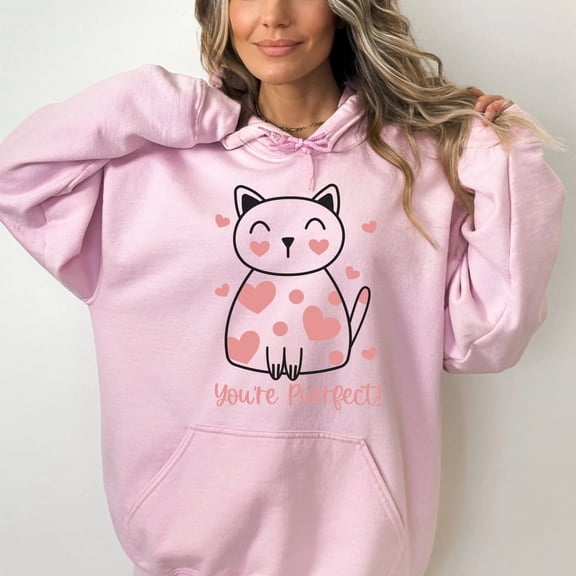You're Purrfect Cat Lover Hoodie Sweatshirt