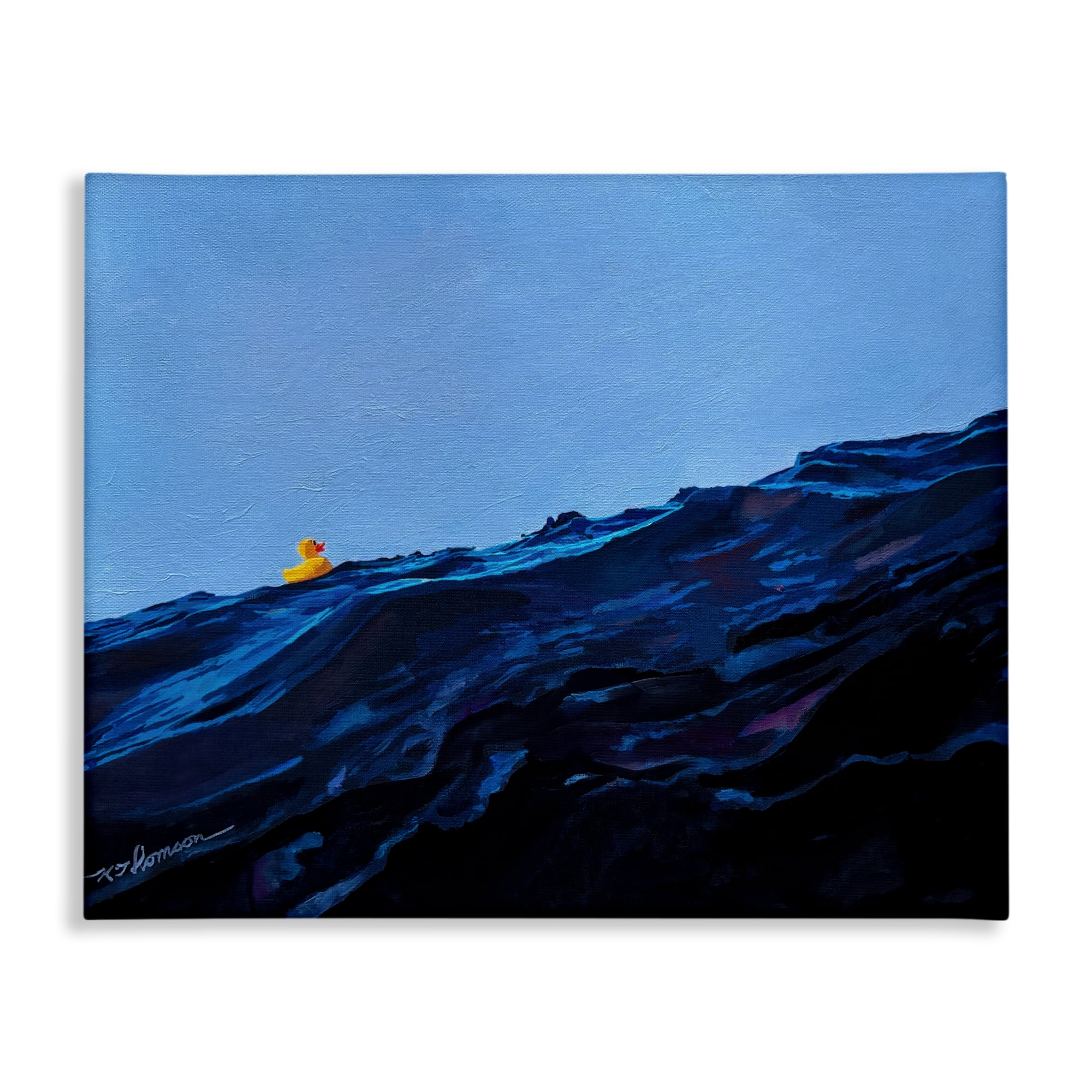 You're The One Duck Canvas Wall Art, design by Keith Thomson
