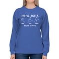 thumbnail image 1 of You're Water. Flow And Heal Sweatshirt Women -Smartprints Designs, Female 5X-Large, 1 of 4