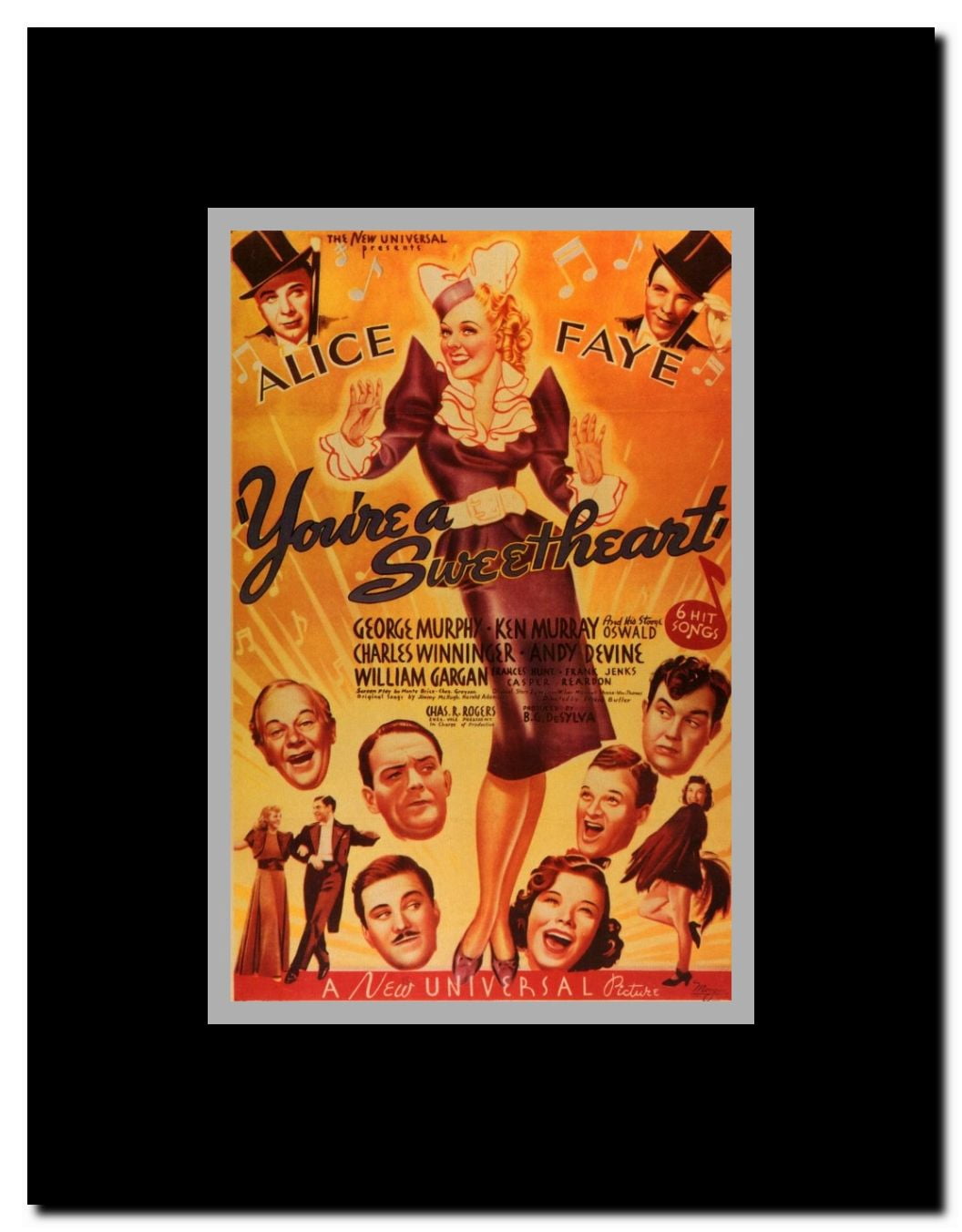 You're a Sweetheart Framed Movie Poster