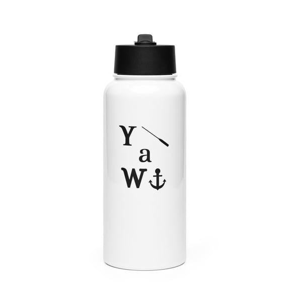You're a Wanker Water Bottle - Stainless steel water bottle with a straw lid