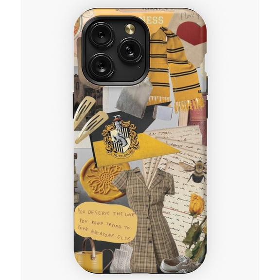 You're a Wizard Yellow Collage Harry Potter A11965 Phone Case for iPhone 11 to 17 Pro Max
