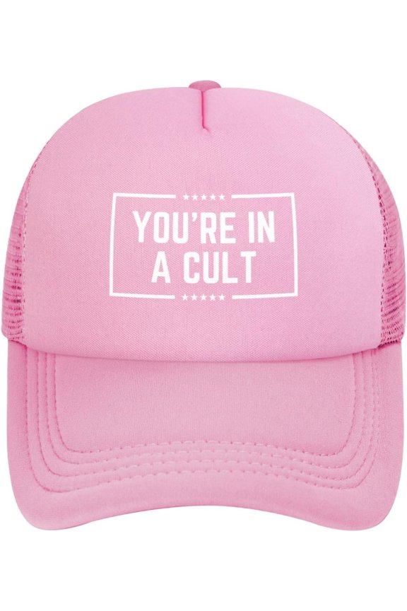 You're in A Cult Mesh Hat Men Women Baseball Cap Trucker Hat Funny Cap