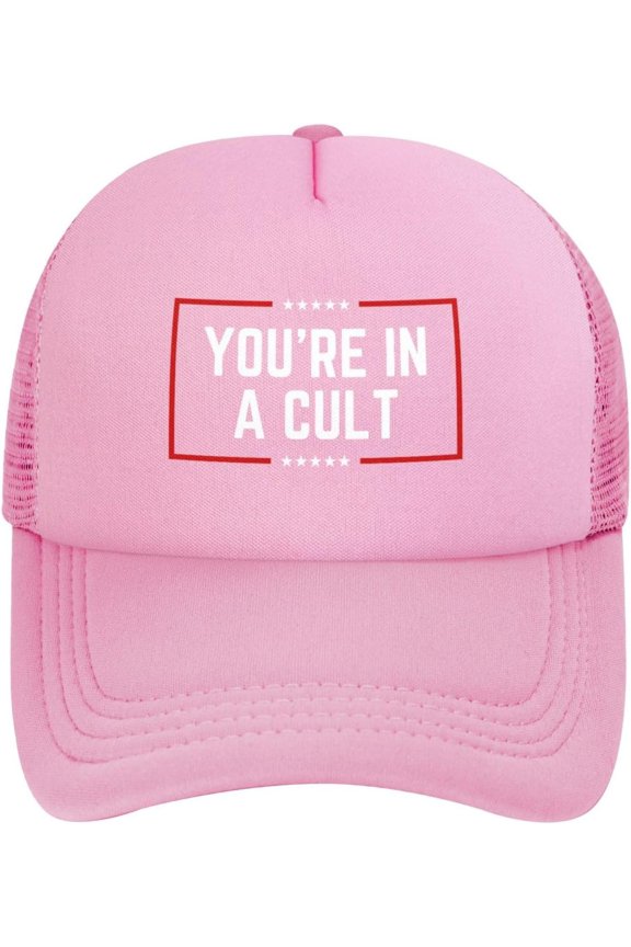 You're in A Cult Mesh Hat Men Women Baseball Cap Trucker Hat Funny Cap