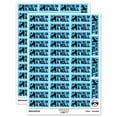 thumbnail image 1 of You're on a Roll Roller Skate Teacher Student School Sticker Set - Light Blue - Matte Finish - 1.5" Small, 1 of 7