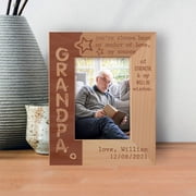 Youve Always Been My Anchor Of Love, My Source Of Strength & My Well Of Wisdom Personalized Wooden Frame 3 1/2" x 5" Brown Vertical