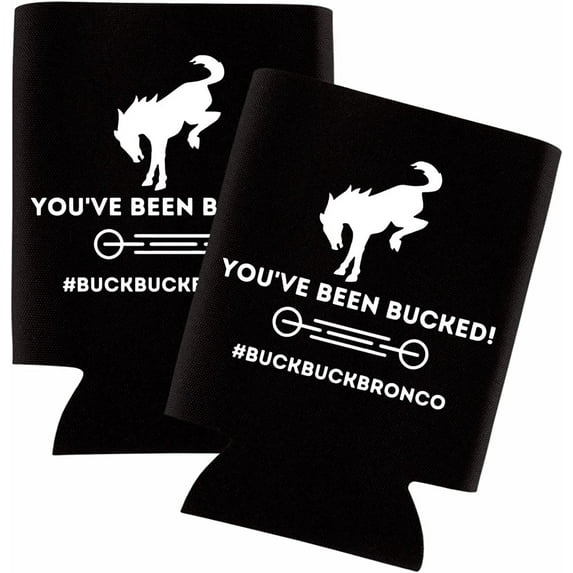 You've Been Bucked Can Cozie Holder Bulk 20 Pack Collapsible Foam Can Cozie Holder Buck Buck Bronco #BuckBuckBronco #BuckYeah