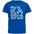 thumbnail image 1 of You've Cat To Be Kitten Me Right Meow Blue Youth T-Shirt - Large(14/16), 1 of 1