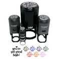 thumbnail image 1 of You've Got Great Taste Self-Inking Rubber Stamp Ink Stamper - Purple Ink - Small 3/4 Inch, 1 of 7