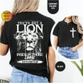 thumbnail image 1 of "You've Got a Lion Inside" Christian Strength T-Shirt – Empowering Faith & Praise Tee, 1 of 6
