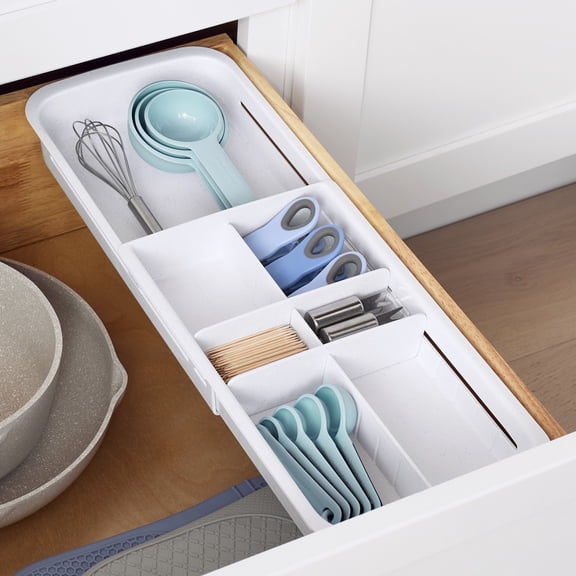 YouCopia DrawerFit Sliding Drawer Tray with Adjustable Dividers, Expandable Organizer