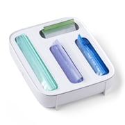 YouCopia® Plastic StoraBag™ Food Bag Dispenser, Freestanding 4-Slot Organizer for Kitchen Storage, Well Suited to Kitchen Organization and Accessibility