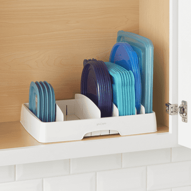 YouCopia StoraLid® Food Container Lid Organizer, for Kitchen Cabinet Storage, Large