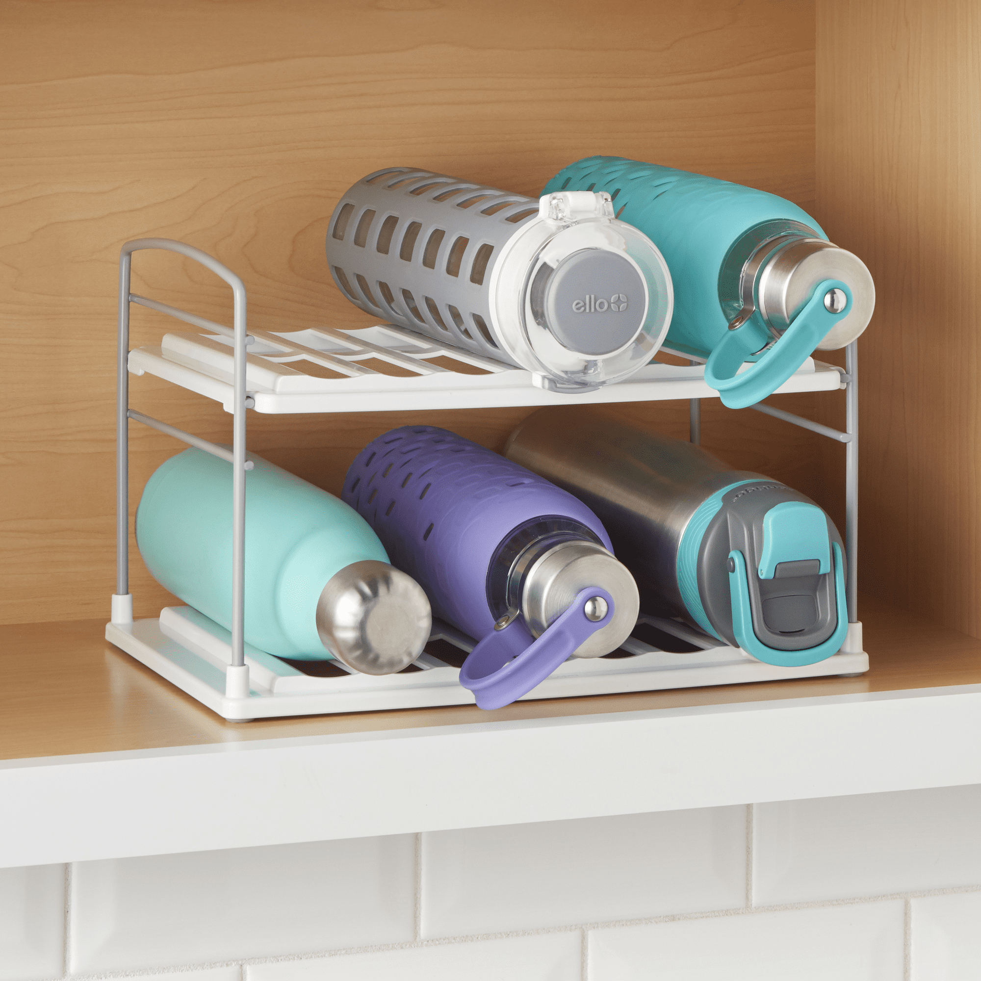 YouCopia UpSpace® Water Bottle and Travel Mug Organizer for