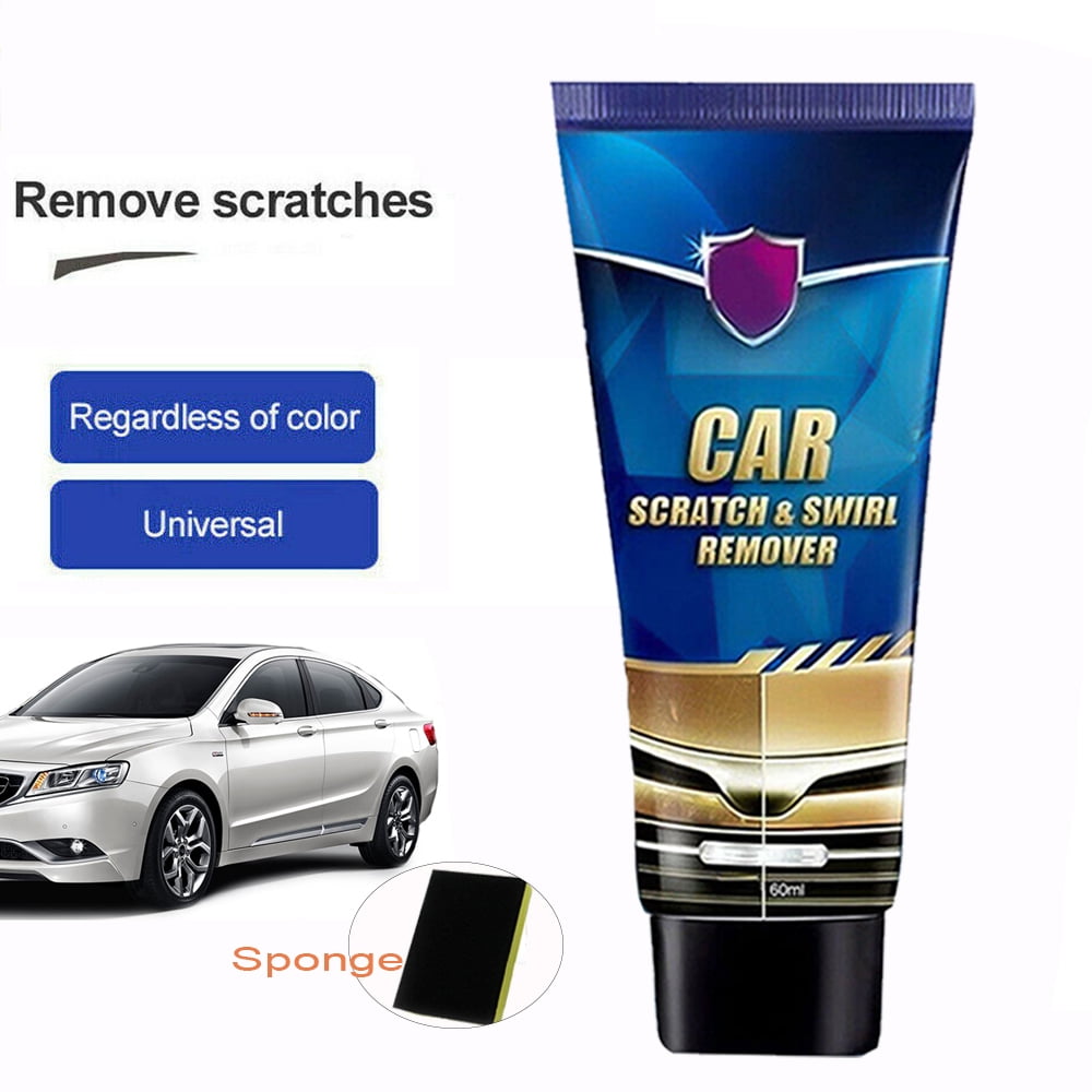 NUAN Car Scratch Remover Kit – Deep Scratch Repair Polishing Wax With Soap & Sponge