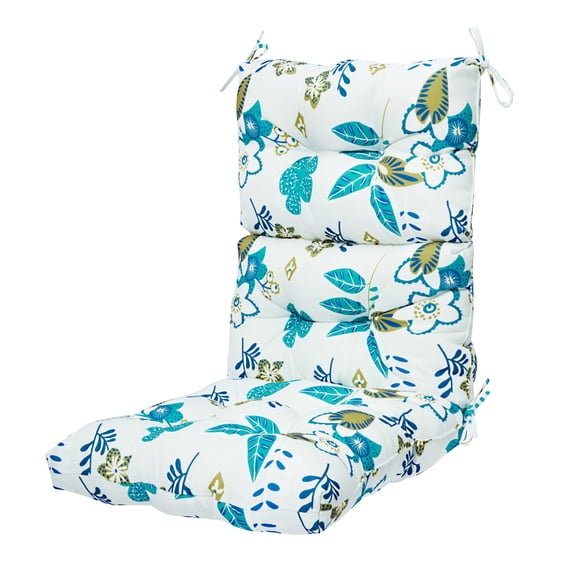 YouLoveIt 1/4 pcs Outdoor High Back Chair Cushion High Rebound Foam Solid Chair Cushion All Weather Comfort Replacement Patio Seating Cushions for Home Outdoor Decor, 44" x 21" x 5"