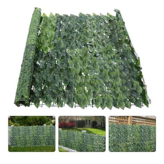 YouLoveIt 118"x39" Artificial Ivy Privacy Fence Wall Screen Artificial Hedges Fence and Faux Ivy Maple Leaf Decoration for Outdoor, Garden