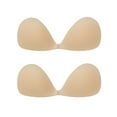 thumbnail image 1 of YouLoveIt 2 Pack Women's Push Up Invisible Bra Backless Push Up Bra Adhesive Push Up Backless Bras for Women for Backless Dress, 1 of 7