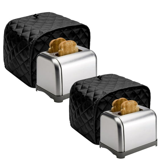 YouLoveIt 2 Slices Bread Toaster Cover Polyester Protector Dustproof Kitchen Bakeware Storage Cover, Machine Washable, 4 Colors