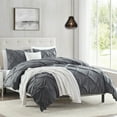 thumbnail image 1 of YouLoveIt 3 Piece King Twin Queen Size Comforter Set Pinch Pleat Style Down Alternative Comforter Set Super Soft Microfiber Bedding Comforters Sets, 1 of 8
