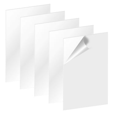 YouLoveIt 4x6 inch Acrylic Sheet Transparent Plastic Plexi Glass Board Clear Plexiglass Acrylic Sheet Acrylic Glass Acrylic Sheets Clear Plexiglass Plexi Glass Perspex Panel, 5/10/20-pack