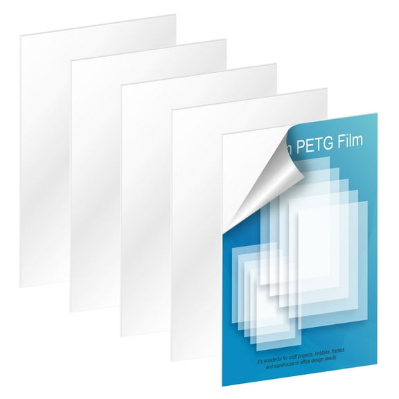 YouLoveIt, 5-Pack 20 Pieces Clear Acrylic Sheets, Durable water resistant