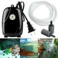 thumbnail image 1 of YouLoveIt Aquarium Air Pump Fish Tank Aerator Pump Dual Outlet with Accessories, Hydroponics Bubbler with Air Stones, Quiet Oxygen Pump for Up to 300Gallon Tank, 1 of 7
