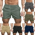 thumbnail image 1 of YouLoveIt Men Running Athletic Quick Dry Shorts Training Shorts Sport Shorts Gym Workout Shorts Quick Dry Bodybuilding Training Running Jogger Shorts with Pockets, 1 of 3