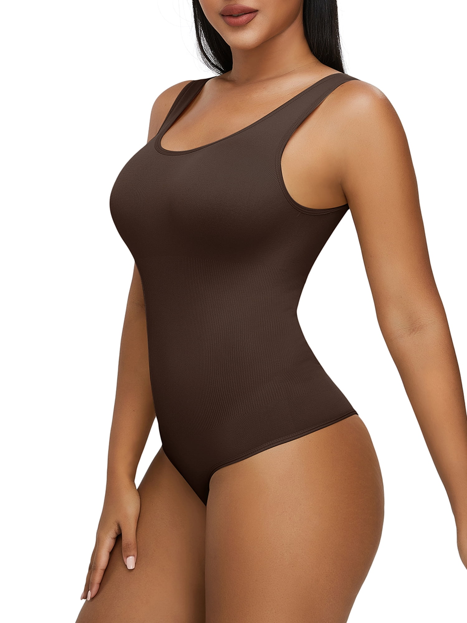 YouLoveIt Bodysuit for Women Tummy Control Shapewear Thong Body Shaper Tank  Top Women Shapewear Bodysuit Seamless Backless Compression Tummy Control  Slimming Body Suits Shaper 