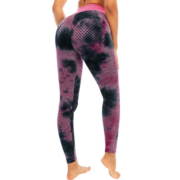YouLoveIt Butt Lift Leggings Womens High Waist Textured Yoga Pants Scrunch Leggings Tummy Control Butt Lift Booty Pants Slimming Booty Leggings Workout Running Fitness Leggings