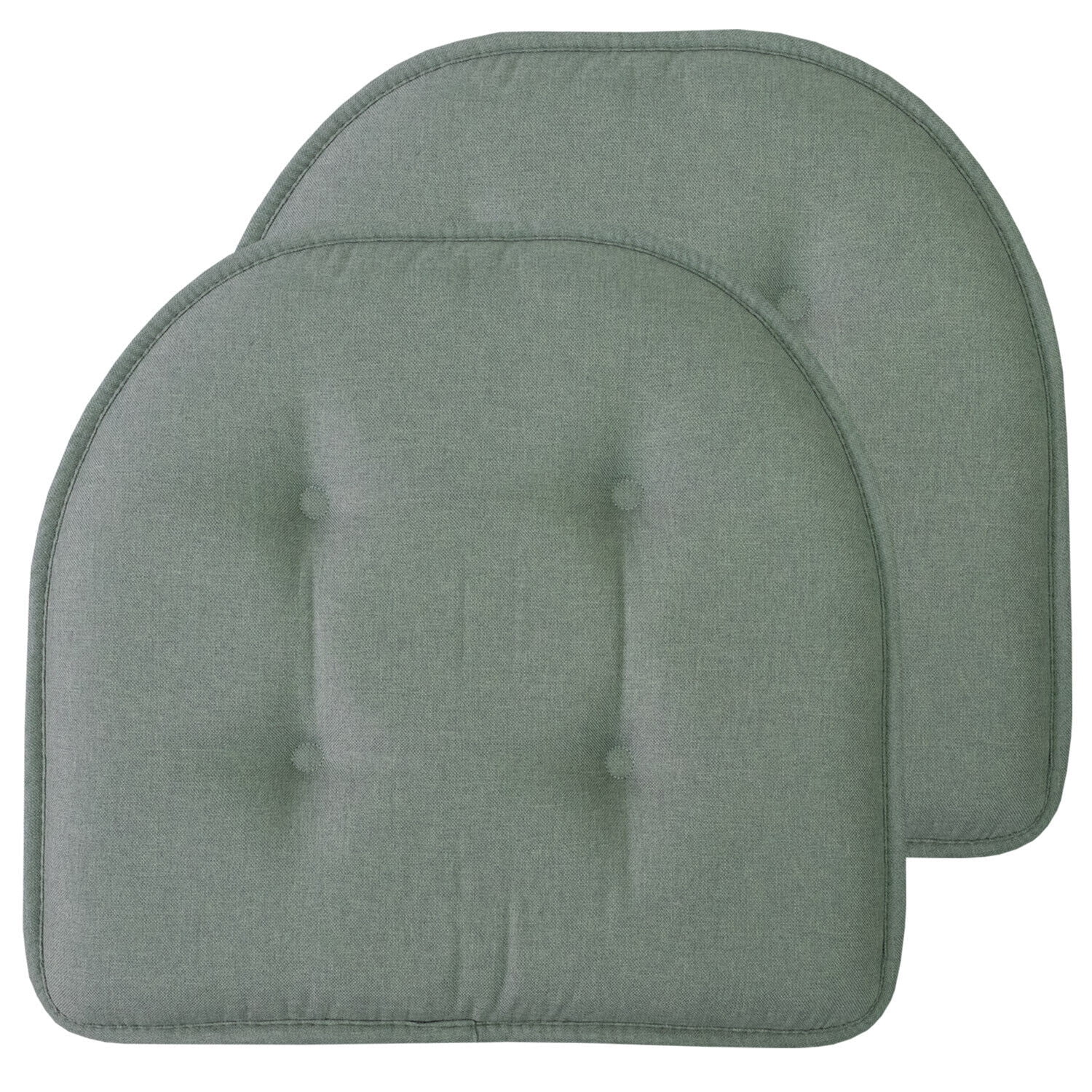 YouLoveIt Chair Cushion Non Slip Memory Foam Kitchen Seat Pad Non-Slip ...