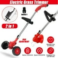 thumbnail image 1 of YouLoveIt Cordless String Trimmer Electric Weed Eater Battery Powered 12V/24V Weed Wacker Cutting Tool Lawn Trimmer Edger Height Adjustable Cutter for Lawn, Yard, Garden, 1 of 7
