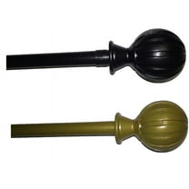 YouLoveIt Curtain Rod 3/4 inch Pole, Curtain Rods for Windows Curtain Rods, Blackout Drapery Rods for Bedroom, Kitchen, Sliding Door