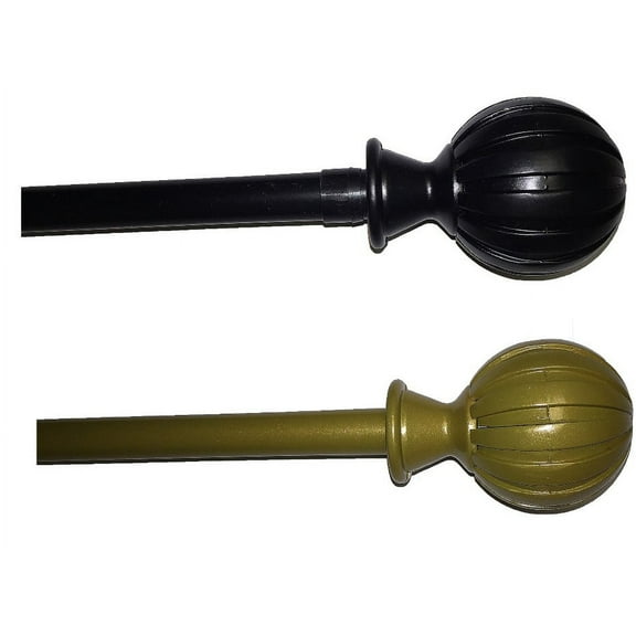 YouLoveIt Curtain Rod 3/4 inch Pole, Curtain Rods for Windows Curtain Rods, Blackout Drapery Rods for Bedroom, Kitchen, Sliding Door