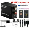 thumbnail image 1 of YouLoveIt Digital Optical Coaxial to Analog RCA L/R Audio Converter Adapter w/ Fiber Cable for Either Home or Professional Audio Switching, 1 of 8