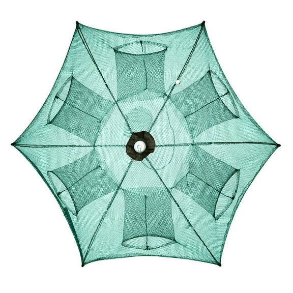 YouLoveIt Fishing Bait Trap Foldable Fish Minnow Carb Crayfish Crawdad Shrimp Foldable Fish Minnow Crab Crayfish Crawdad Shrimp Net Trap Cast Net