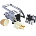 thumbnail image 1 of YouLoveIt French Fry Cutter Potato Cutter with 2 Blade Size Stainless Steel French Fry Cutter French Fry Maker Quick Vegetable Cutter Machine & Peeler, 1 of 3