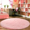 thumbnail image 1 of YouLoveIt Fuzzy Round Rug for Bedroom, Round Area Rug Fluffy Circle Carpet Furry Rugs Soft Fluffy Floor Rug Non-Slip Decorative Floor Mat Plush Shaggy Rug Home Decor, 3 Sizes, 1 of 8