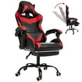 thumbnail image 1 of YouLoveIt Gaming Chair Black Red Gaming Chair High Back Office Chair Ergonomic Swivel Chair Reclining PC Computer Video Gamer Chair Desk Chair for Men Women Adults, 1 of 8