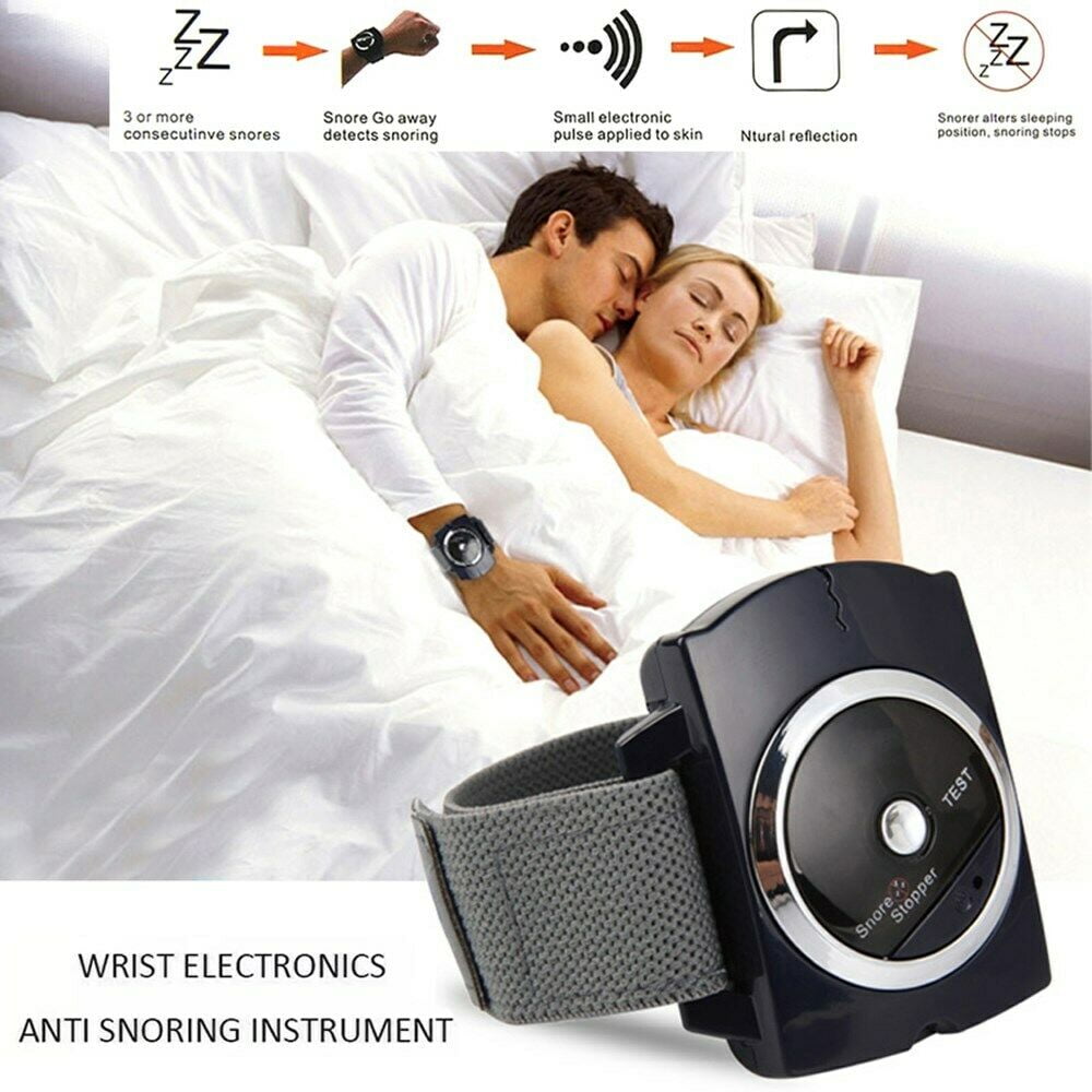 YouLoveIt Intelligent Snore Stopper Biosensor Anti Snoring Device Wristband Intelligent Snoring Solution Good Sleep Aid Retainer for Men and Women