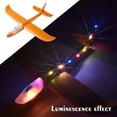 thumbnail image 1 of YouLoveIt LED Light Airplane 18.9" Flying Glider Planes Large Throwing Foam Plane Flying Toy for 3 4 5 6 7 Years Old Boy Girls, Outdoor Game Airplane Toys for Kids Gift, 1 of 7